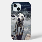 可愛カスタムいペットの友人フォトアップロード犬の画像 Case-Mate iPhoneケース (裏面)