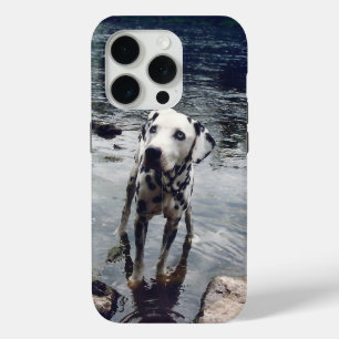 可愛カスタムいペットの友人フォトアップロード犬の画像 iPhone 15 PROケース