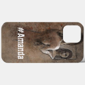 可愛カスタムい写モノグラムの真の女性アートシック Case-Mate iPhoneケース (裏面 (横))