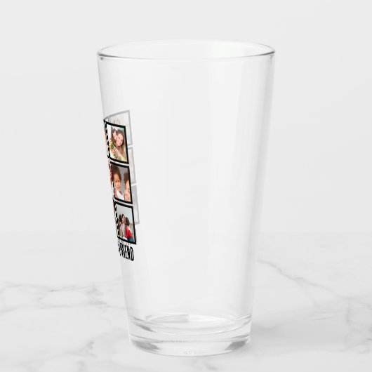 可愛カスタムい彼氏が大好き9フォトコラージュ タンブラーグラス (左)