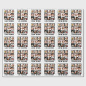 可愛カスタムい彼氏が大好き9フォトコラージュ ラッピングペーパー (フラット)