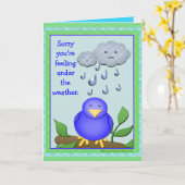 可愛カスタムい早くグリーティングカード。 カード (黄色い花)