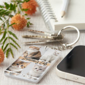 可愛カスタムい猫写真家 キーホルダー (正面右)