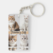 可愛カスタムい猫写真家 キーホルダー (裏面)