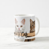 可愛カスタムい猫写真家 コーヒーマグカップ (正面右)