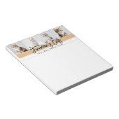 可愛カスタムい猫写真家 ノートパッド (アングル)