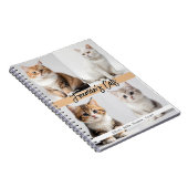 可愛カスタムい猫写真家 ノートブック (右側)