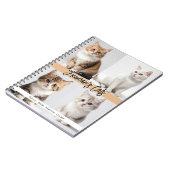 可愛カスタムい猫写真家 ノートブック (左側)