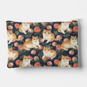 可愛カスタムい猫鉛筆ケース付きアクセサリーポーチ アクセサリーポーチ (裏面)