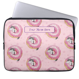 可愛カスタムい猫鉛筆ケース付きアクセサリーポーチ ラップトップスリーブ