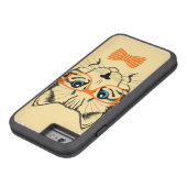 可愛カッコいいい猫ヒップスター Case-Mate iPhoneケース (底)