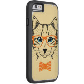 可愛カッコいいい猫ヒップスター Case-Mate iPhoneケース (裏面/右)