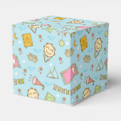 可愛カラフルいおもしろいイードムバラクEid Goodie Faver Box フェイバーボックス (裏面サイド)