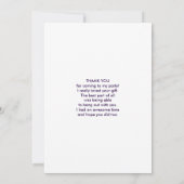 可愛カラフルいお洒落鳥ありがとう サンキューカード (裏面)