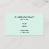 可愛カラフルいお洒落鳥柄 名刺 (裏面)