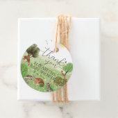 可愛カラフルいウッドランド動物台本 フェイバータグ (インサイチュ)