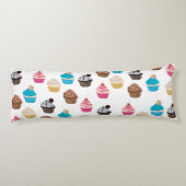 可愛カラフルいカップケーキ柄 ボディピロー (裏面)