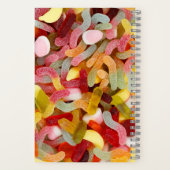 可愛カラフルいグミキャンディ ノートブック (裏面)