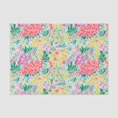 可愛カラフルいグルーヴ楽しいドードルアートパターン 薄葉紙 (正面)