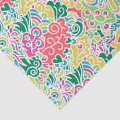 可愛カラフルいグルーヴ楽しいドードルアートパターン 薄葉紙 (詳細)