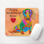 可愛カラフルいダッ熱狂するシュント母マウスパッド マウスパッド (マウス)