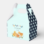 可愛カラフルいチキンファミリーボーイありがとう フェイバーボックス (正面サイド)