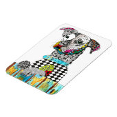 可愛カラフルいドッグマグネット3"x4" マグネット (左側)