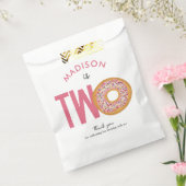可愛カラフルいドーナツ2歳の誕生日 フェイバーバッグ (封をした状態)