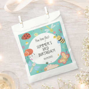 可愛カラフルいバグ子供の誕生日 フェイバーバッグ