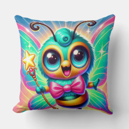 可愛カラフルいビーキャラクターホールディングスター クッション