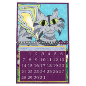 可愛カラフルいファンタジー動物2022アート カレンダー (3月 2027)