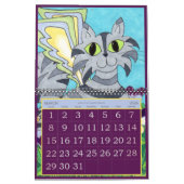 可愛カラフルいファンタジー動物2022アート カレンダー (3月 2026)