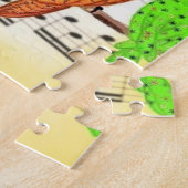 可愛カラフルいミュージカル鳥の交響曲 – Happy Song ジグソーパズル (側面)