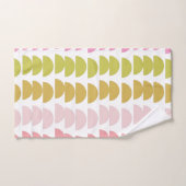 可愛カラフルいモダン幾何学模様 バスタオルセット (ハンドタオル)