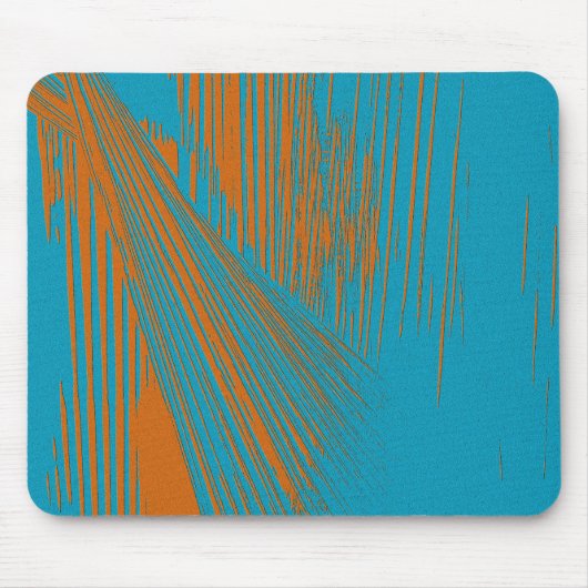 可愛カラフルいモダン抽象芸術ユニークアート マウスパッド (正面)