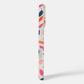 可愛カラフルいモダン葉パイパーソナライズされたクブルー Case-Mate iPhoneケース (裏面 / 右)