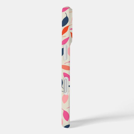 可愛カラフルいモダン葉パイパーソナライズされたクブルー Case-Mate iPhoneケース (裏面 / 右)