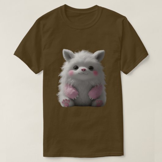 可愛カラフルいモンスターシャツ Tシャツ (デザイン正面)