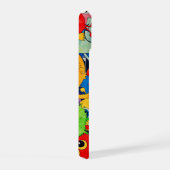 可愛カラフルいモンスターiPhoneケース | おもしろい漫画 iPhone 15ケース (右側面)