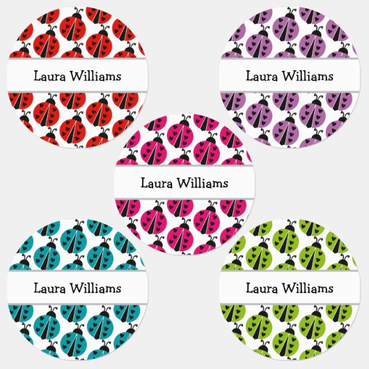 可愛カラフルいラディバパーソナライズされたグ名 ラベル (グループ)