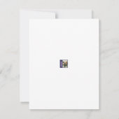 可愛カラフルいラブバード ノートカード (裏面)