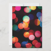 可愛カラフルいラモダンイツ楽しい写真 シーズンカード (裏面)