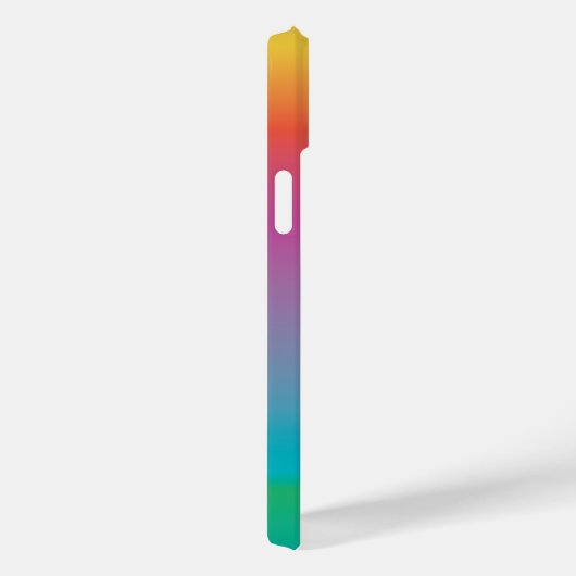 可愛カラフルいレインボーグラディエントグラデーションモノグラム Case-Mate iPhoneケース (裏面 / 右)