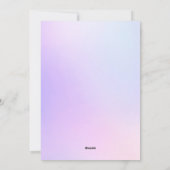 可愛カラフルいロケットスクール友人バレンタインデー シーズンカード (裏面)