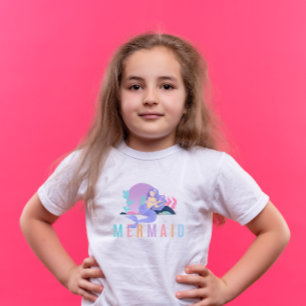 可愛カラフルい人魚キッドTシャツ Tシャツ