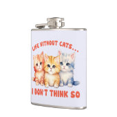 可愛カラフルい子猫たち – 猫のない生活？ フラスク (左)