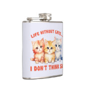 可愛カラフルい子猫たち – 猫のない生活？ フラスク (右)