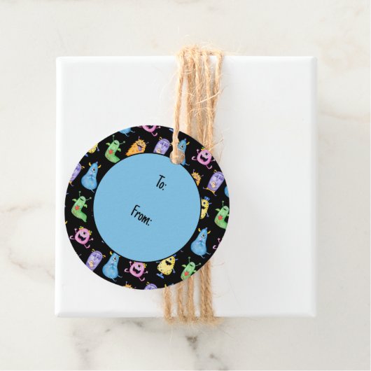 可愛カラフルい怪物 フェイバータグ (インサイチュ)