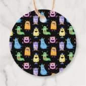 可愛カラフルい怪物 フェイバータグ (裏面)