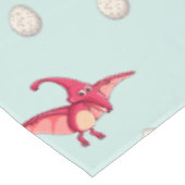 可愛カラフルい恐竜の柄 テーブルクロス (アングル)